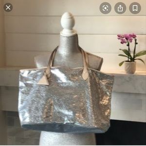 Silver tote - great condition by Sorial New York